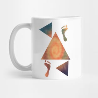 Tie Dye Sunset Mug